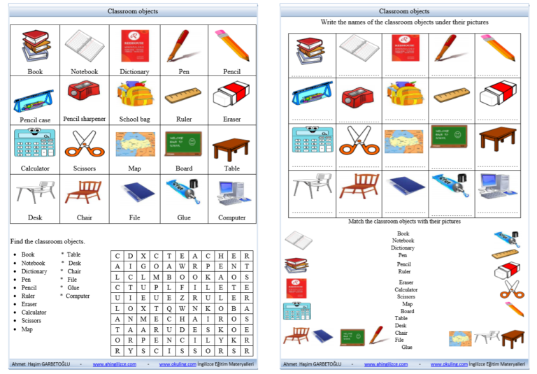 4. Sınıf İngilizce Dersi 1. Ünite Classroom Rules – Kingilizce