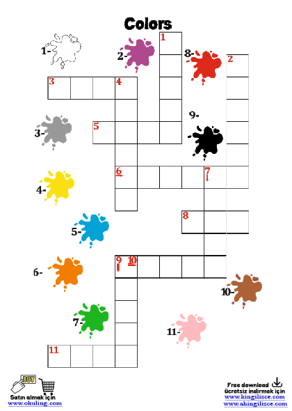Colours Crossword


